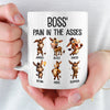 Custom Funny Boss Gift Mug - Personalized Birthday Gifts For Coworker, Work Bestie - Your Daily Dose Of Trouble