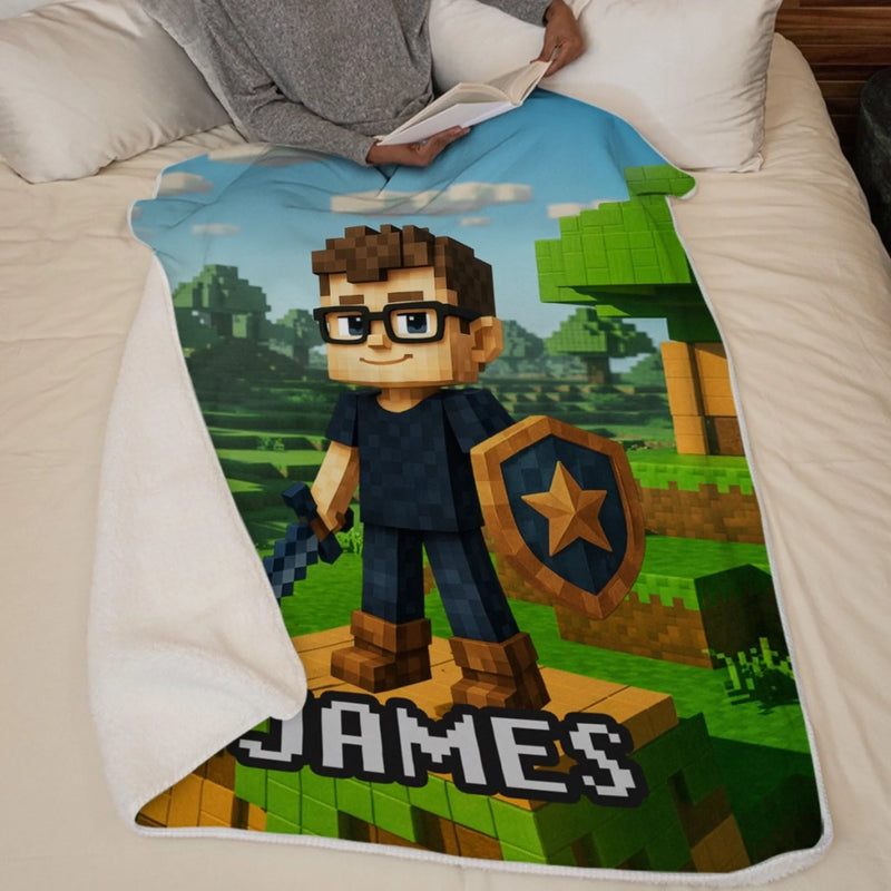 Custom Photo Blanket - Personalized Birthday Gifts For Kids - Big Dreams Little Heart