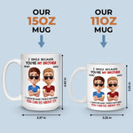 Custom Mug - Personalized Birthday Gifts For Brother - Strong Bond Always