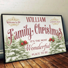 Custom Horizontal Poster - Personalized Christmas Birthday Gifts For Mom, Dad, Brother, Sister, Kids - Where Christmas Memories Never End