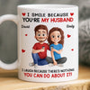 Custom Mug - Personalized Anniversary Wedding Gifts For Husband And Wife, Him And Her - In You I Found My Forever