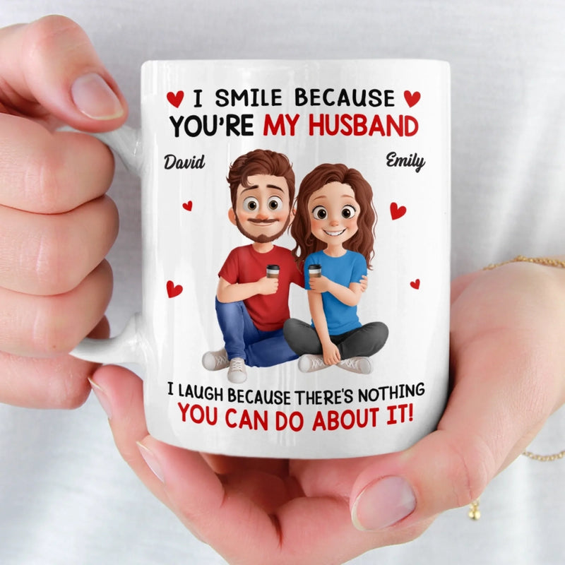 Custom Mug - Personalized Anniversary Wedding Gifts For Husband And Wife, Him And Her - In You I Found My Forever