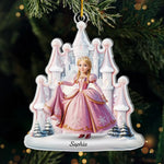 Custom Photo Acrylic Ornament - Personalized Christmas Birthday Gifts For Kids - Dream Big In My Doll World