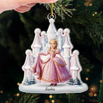 Custom Photo Acrylic Ornament - Personalized Christmas Birthday Gifts For Kids - Dream Big In My Doll World