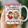Custom Mug - Personalized Best Friend Birthday Gifts For Women, Besties, Sisters, BFF - Laugh More With You