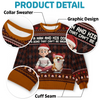 Custom Unisex Ugly Sweatshirt - Personalized  Christmas Birthday Gifts For Dog Lovers, Dog Dad And Mom - Some Heroes Have Fur