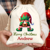 Custom Favor Bag - Personalized Christmas Birthday Gifts For Kids - Giggles Around The Christmas Tree