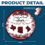 Christmas State-Shaped Homesick Keepsake - Ceramic Ornament
