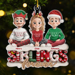 Custom Name Christmas Family Gifts - Personalized Ornament