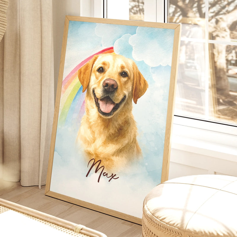 Custom Photo Vertical Poster, Canvas - Personalized Pet Memorial Sympathy Gifts For Dogs, Cats - Sweetest Face, Purest Love