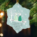 Custom Name Christmas Couple Gifts - Personalized Ornament