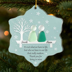 Custom Name Christmas Couple Gifts - Personalized Ornament