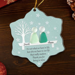 Custom Name Christmas Couple Gifts - Personalized Ornament