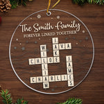 Custom Name Family Christmas Keepsake Gifts - Personalized Ornament