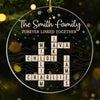 Custom Scrabble Acrylic Ornament - Personalized Christmas Birthday Gifts For Mom, Dad, Brother, Sister, Kids - Together We Belong