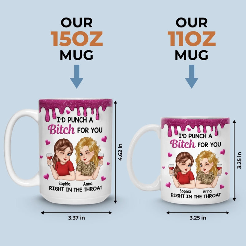 Custom Mug - Personalized Best Friend Birthday Gifts For Women, Besties, Sisters, BFF - Chaos Coordinator And Partner In Crime