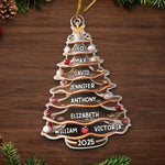 Custom Name Family Christmas Gifts - Personalized Ornament