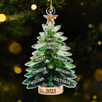 Custom Acrylic Ornament - Personalized Christmas Birthday Gifts For Mom, Dad, Brother, Sister, Kids - Home Filled With Holiday Cheer