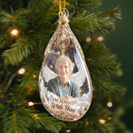 Custom Photo Acrylic Ornament - Personalized Christmas Memorial Sympathy Gifts For Loss Of Mom, Dad - Memories Keep You Close