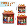 Custom Acrylic Ornament - Personalized Christmas Birthday Gifts For Mom, Dad, Brother, Sister, Kids - Our Parents Gave Us The Greatest Gift, Family