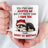 Custom First Christmas Mug - Personalized Christmas Birthday Gifts For Dog Lovers, Dog Dad And Mom - Merry 1st Woofmas