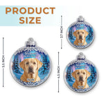 Custom Photo Acrylic Ornament - Personalized Pet Christmas Memorial Sympathy Gifts For Dogs, Cats - Always Missed Always Loved