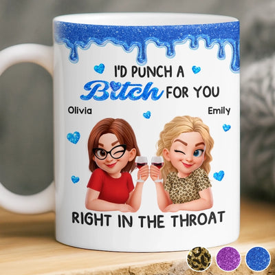 Custom Mug - Personalized Best Friend Birthday Gifts For Women, Besties, Sisters, BFF - Together Through Every Chapter