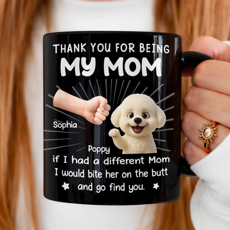 Custom Black Mug - Personalized Christmas  Birthday Gifts For Dog Lovers, Dog Dad And Mom - World’s Best Treat Dispenser