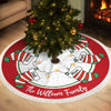 Custom Tree Skirt - Personalized Christmas Birthday Gifts For Mom, Dad, Brother, Sister, Kids - Happiness Circles Our Home