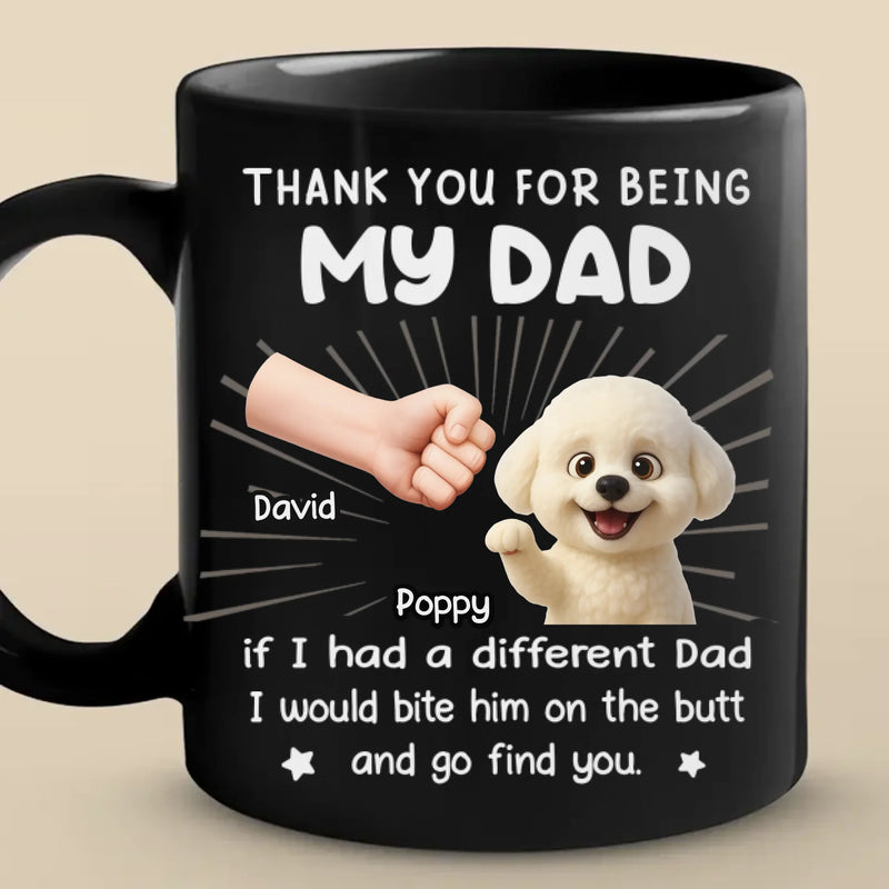Custom Black Mug - Personalized Christmas  Birthday Gifts For Dog Lovers, Dog Dad And Mom - World’s Best Treat Dispenser