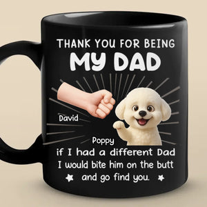 Custom Black Mug - Personalized Christmas  Birthday Gifts For Dog Lovers, Dog Dad And Mom - World’s Best Treat Dispenser