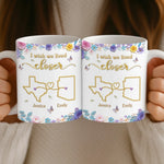 Custom Name Long Distance Love Gifts - Personalized Mugs