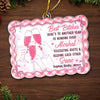 Custom Acrylic Ornament - Personalized Best Friend Christmas Birthday Gifts For Women, Besties, Sisters, BFF - Sleigh Bells And Shared Laughs