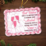 Custom Acrylic Ornament - Personalized Best Friend Christmas Birthday Gifts For Women, Besties, Sisters, BFF - Sleigh Bells And Shared Laughs