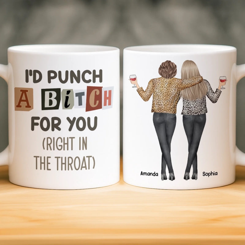 Custom Mug - Personalized Best Friend Birthday Gifts For Women, Besties, Sisters, BFF - Your Energy My Peace