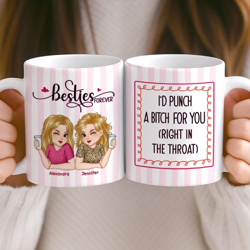 Custom Mug - Personalized Best Friend Birthday Gifts For Women, Besties, Sisters, BFF - Some Souls Just Match