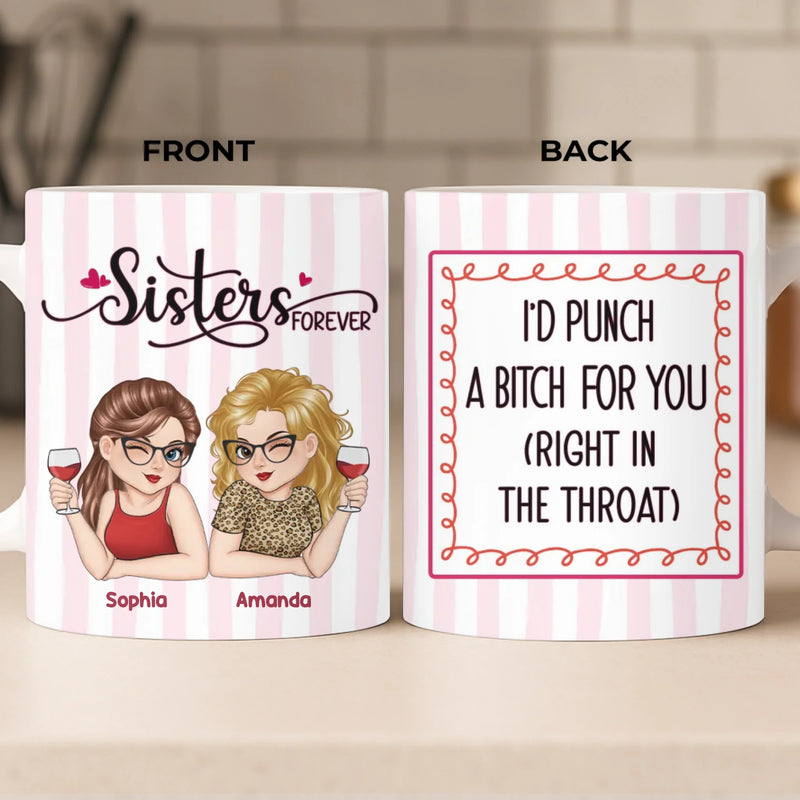 Custom Mug - Personalized Best Friend Birthday Gifts For Women, Besties, Sisters, BFF - Some Souls Just Match