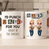 Custom Mug - Personalized Best Friend Birthday Gifts For Women, Besties, Sisters, BFF - Stay Wild Stay Close