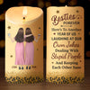 Custom LED Candle - Personalized Best Friend Birthday Gifts For Women, Besties, Sisters, BFF - Our Laughs Are Forever Echoes