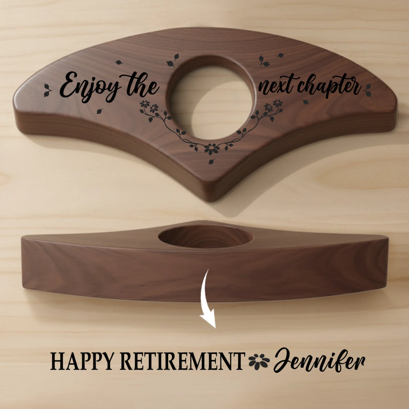 Custom Book Page Holder - Personalized Christmas Bookish Retirement Gifts For Book Lovers, Bookworms, Readers - Time To Read, Rest And Rediscover Life