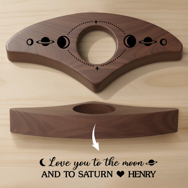 Custom Book Page Holder - Personalized Anniversary Christmas Wedding Gifts For Husband And Wife, Book Lovers, Bookworms - You’re My Moonlight Moment