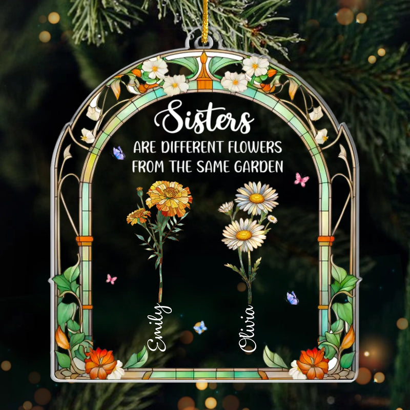 Custom Acrylic Ornament - Personalized Best Friend Christmas Birthday Gifts For Women, Besties, Sisters, BFF - Together We Create Joy