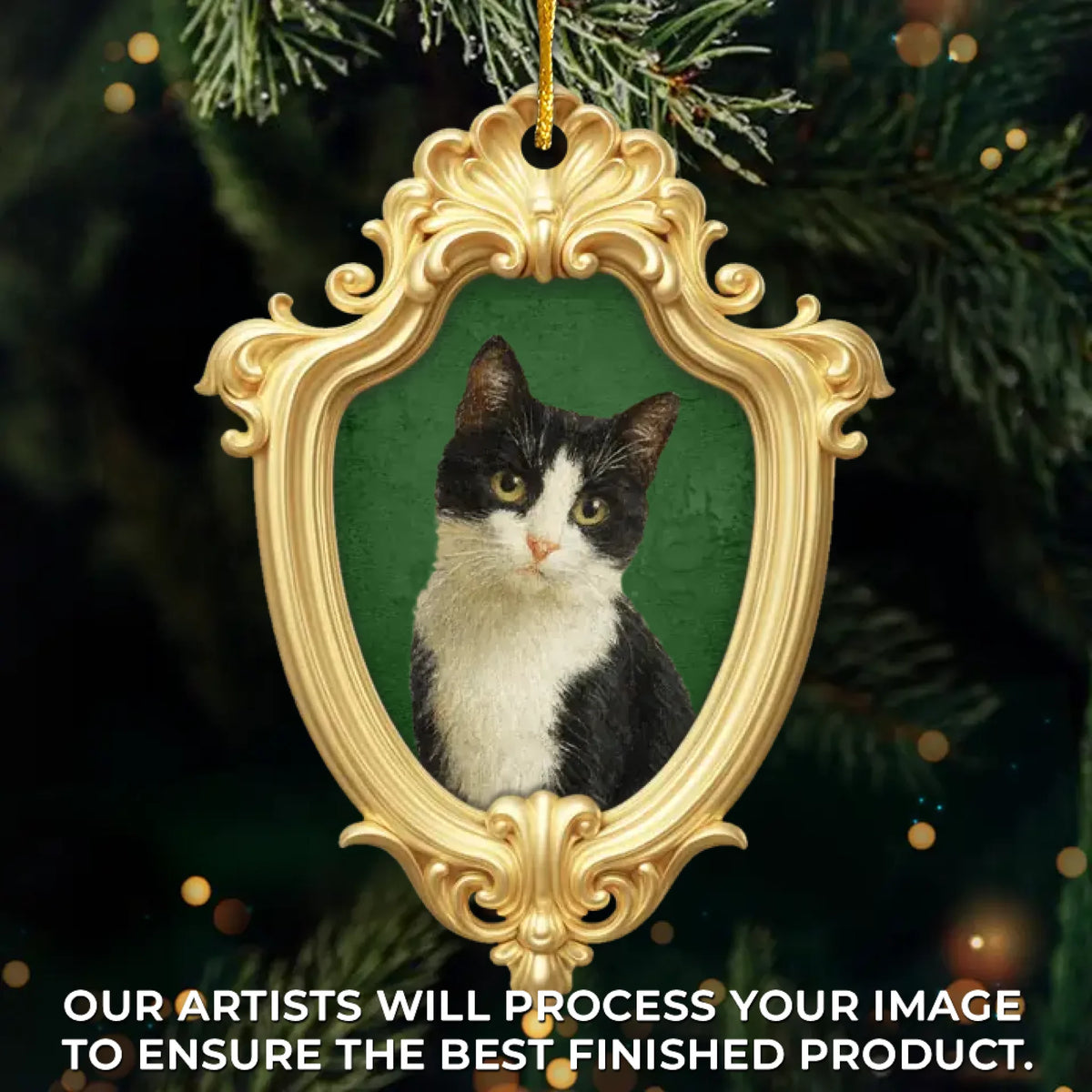 Custom Photo Acrylic Ornament - Personalized Christmas Birthday Gifts For Dog Cat Lovers, Dog Dad And Mom, Cat Owners - My Heart Belongs To My Pet