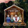 Custom Acrylic Ornament - Personalized Christmas Memorial Sympathy Gifts For Loss Of Mom, Dad - Your Love Forever Lives In Me