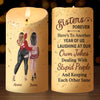 Custom LED Candle - Personalized Best Friend Birthday Gifts For Women, Besties, Sisters, BFF - Every Glow Tells Our Story