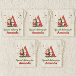 Custom Snowman Favor Bag - Personalized Christmas Birthday Gifts For Kids - Sweet Holiday Joy
