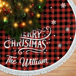 Custom Tree Skirt - Personalized Christmas Birthday Gifts For Mom, Dad, Brother, Sister, Kids - Home Grown With Love
