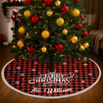 Custom Tree Skirt - Personalized Christmas Birthday Gifts For Mom, Dad, Brother, Sister, Kids - Home Grown With Love