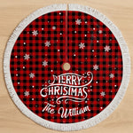 Custom Tree Skirt - Personalized Christmas Birthday Gifts For Mom, Dad, Brother, Sister, Kids - Home Grown With Love