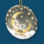 Custom Name Baby's First Christmas Gifts - Personalized Ceramic Ornament